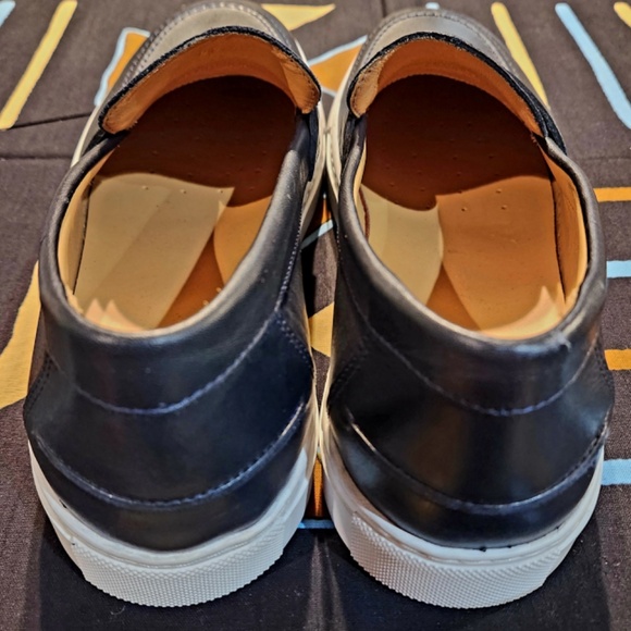 BROOKS BROTHERS Navy Casual Leather Loafers main image 7